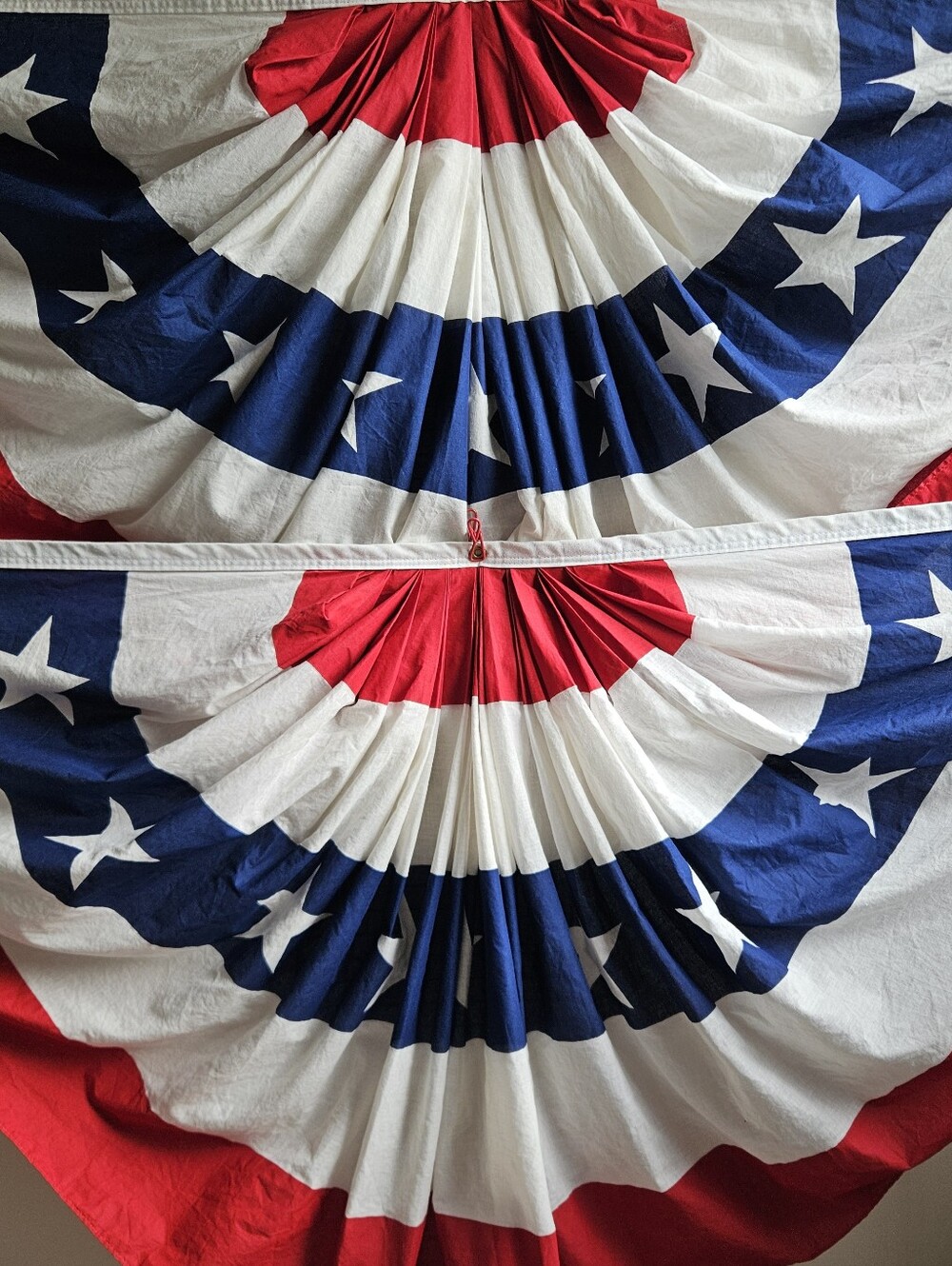 USA American Bunting Flags Red White And Blue Stars And Stripes Set Of 2